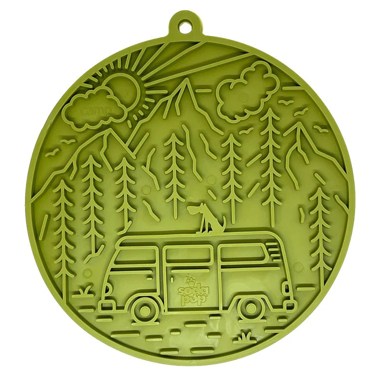 Sodapup - Camper lickmat avec ventouses