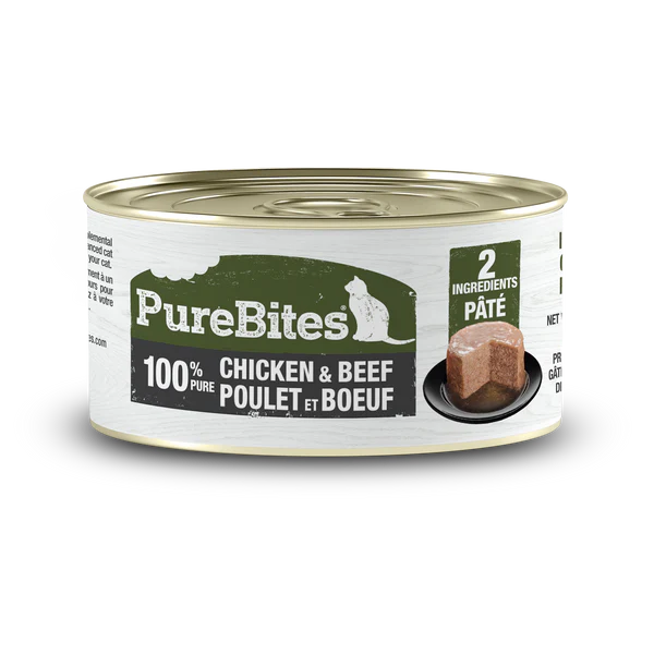 Purebites - Pâté poulet et boeuf pour chat