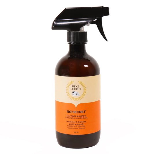 Pekesecret - Shampoing sans rinçage chien et chat - No secret 250 ml