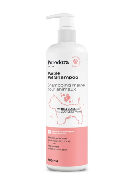 Purodora - Shampoing mauve pour animaux