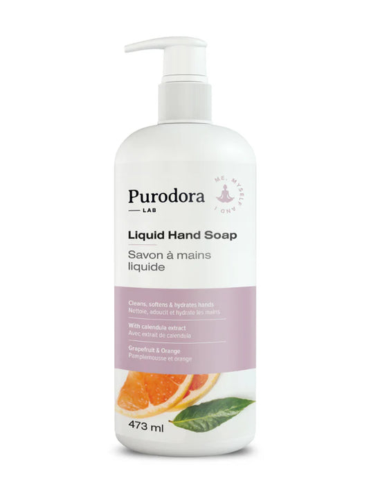 Purodora - Savon à main liquide - Pamplemousse et orange