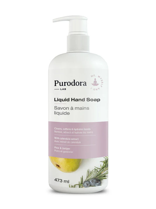 Purodora - Savon à main liquide - Poire et genévrier