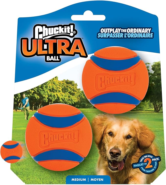 Chuckit - Ultra ball moyen - Paquet de 2